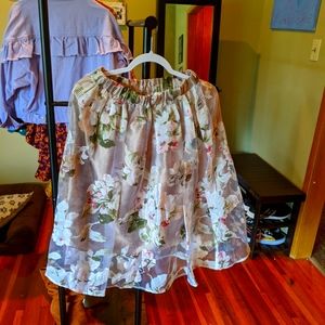 Vintage style layered skirt